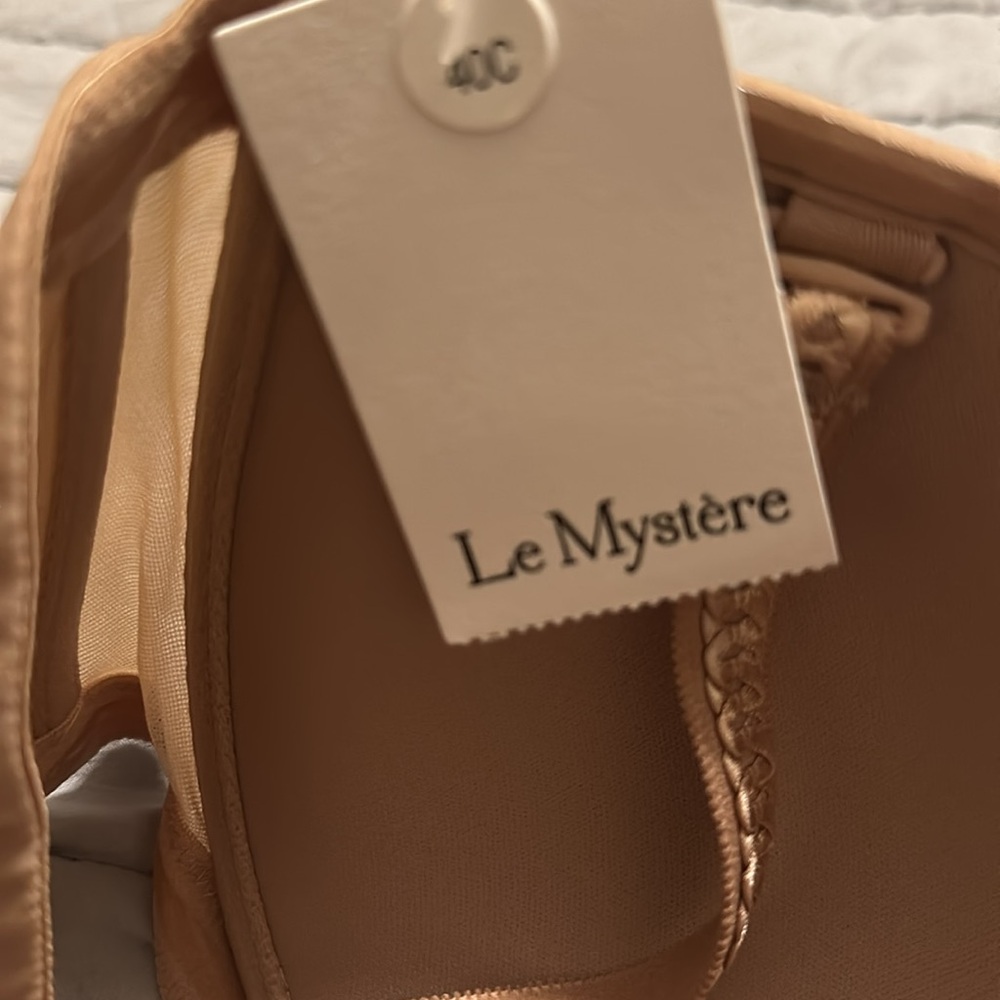 Women’s bra Le Mystere #7977 Bra 40D New Beige, Soiree Strapless - Picture 5 of 5